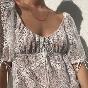 FOR LOVE AND LEMONS- Portala maxi dress